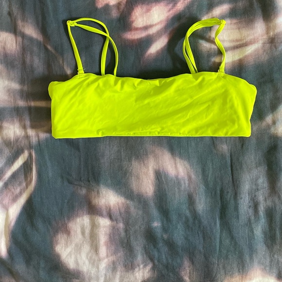 London Bralette Bikini Top in Lime - Beach Bunny Swimwear